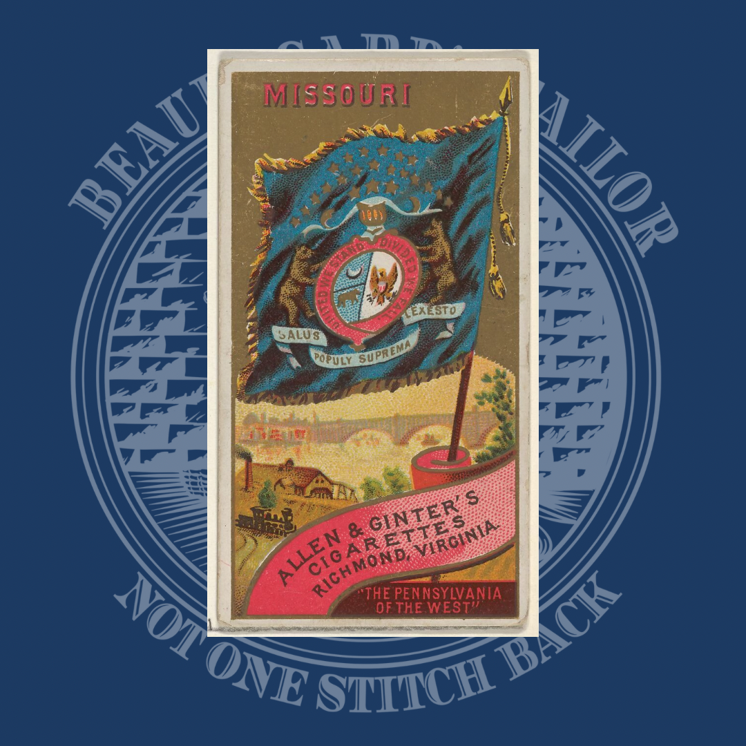 Richmond Virginia - Allen & Ginter's Missouri Coat of Arms Stickers
