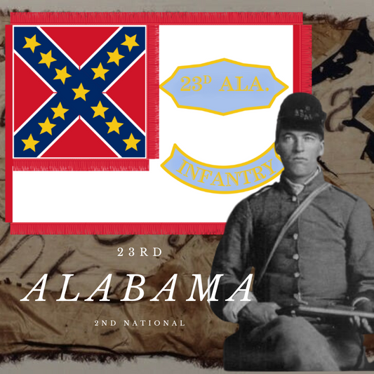 23rd Alabama 2nd National Infantry Stickers