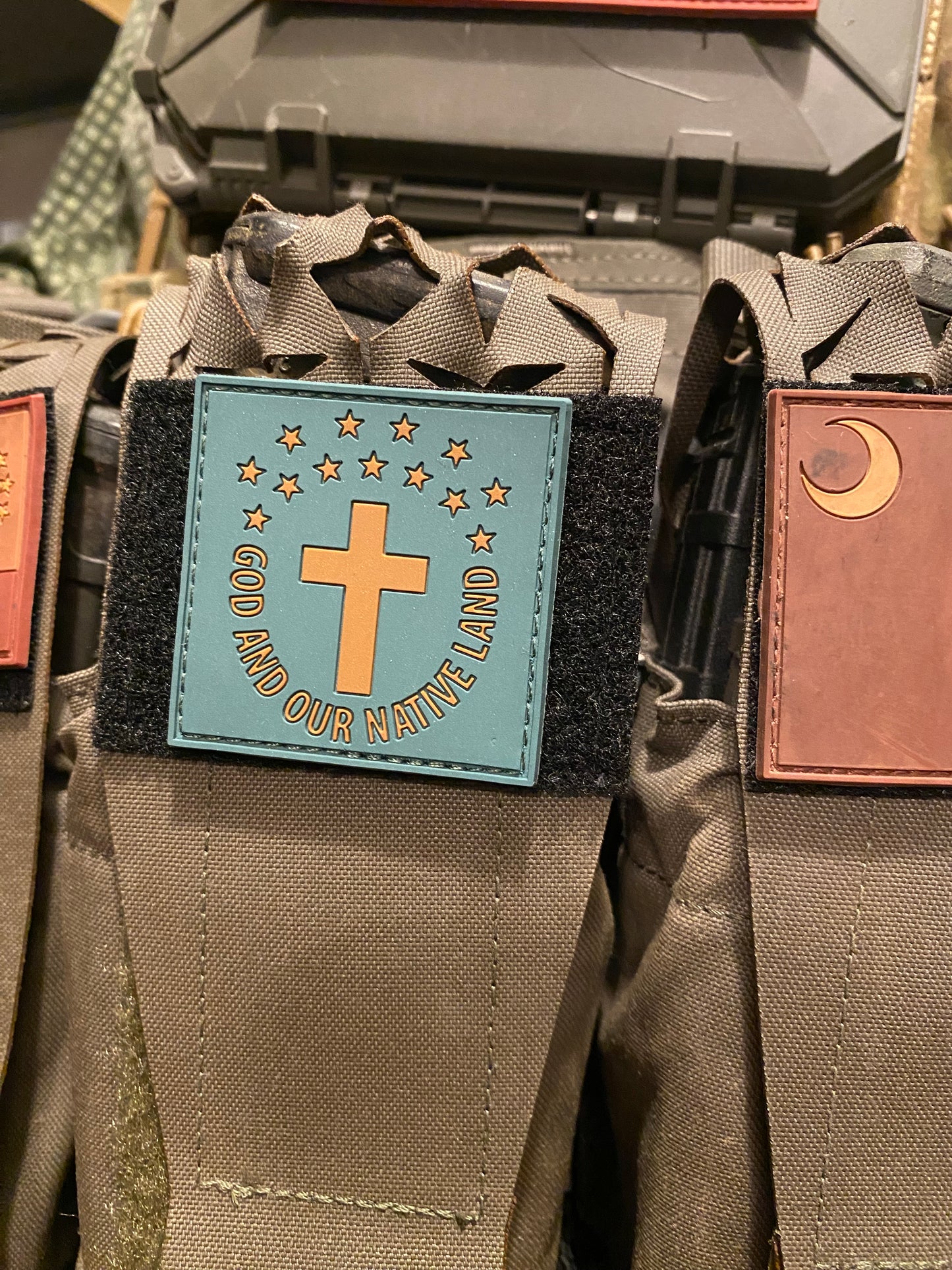 "God and Our Native Land" PVC Morale Patch