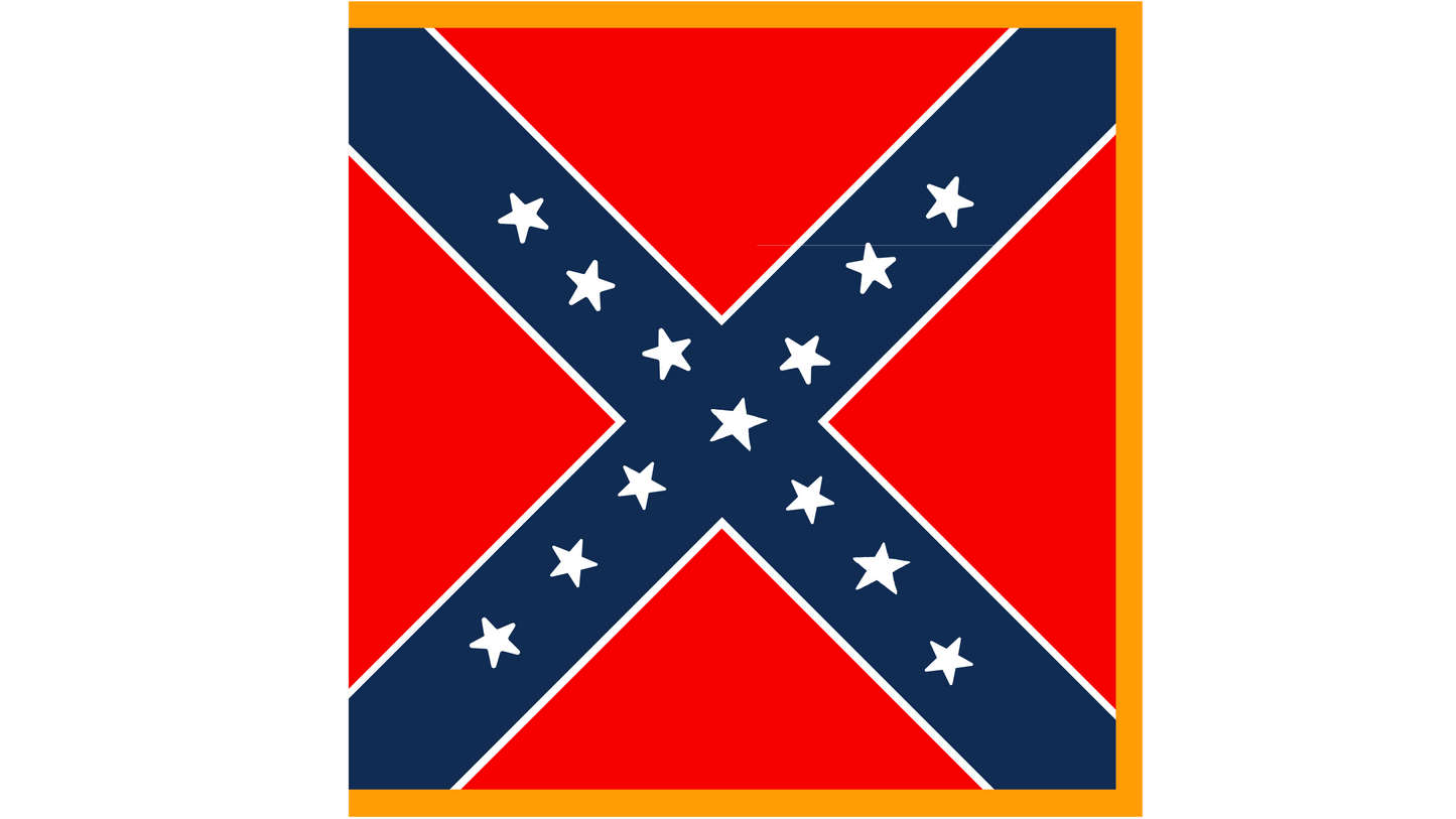 48th Georgia Infantry Flag Stickers/Magnet