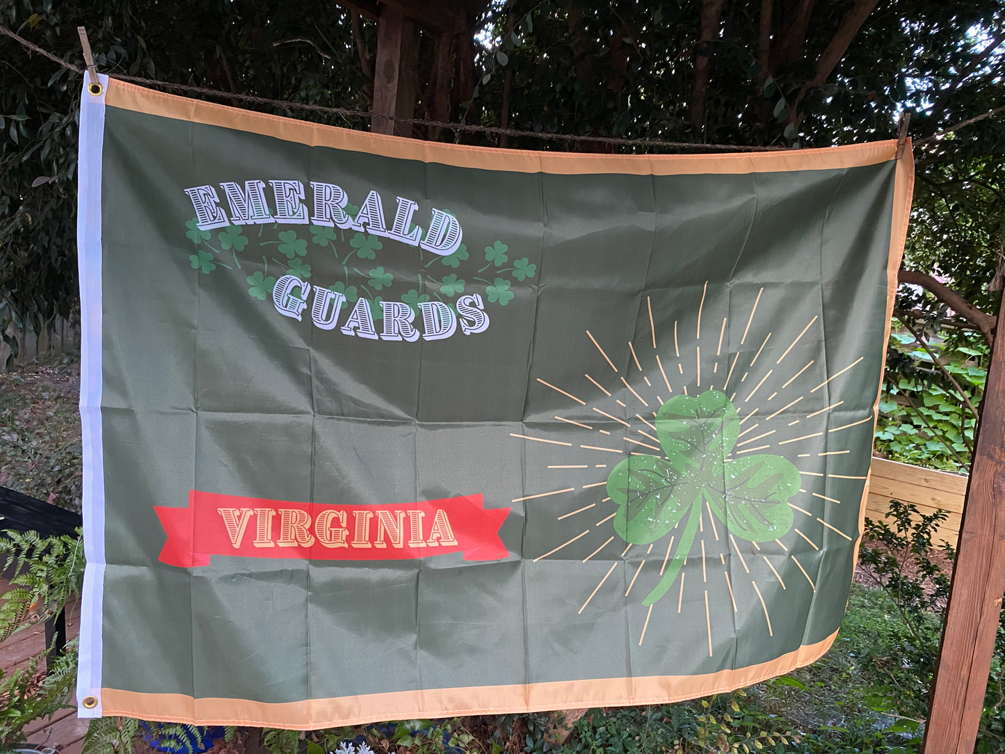 "Emerald Guards" 33rd Virginia Stonewall Brigade House Flag