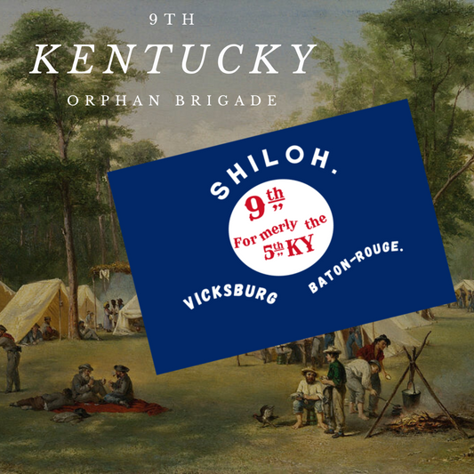 9th Kentucky Flag - Orphan Brigade Stickers/Magnet