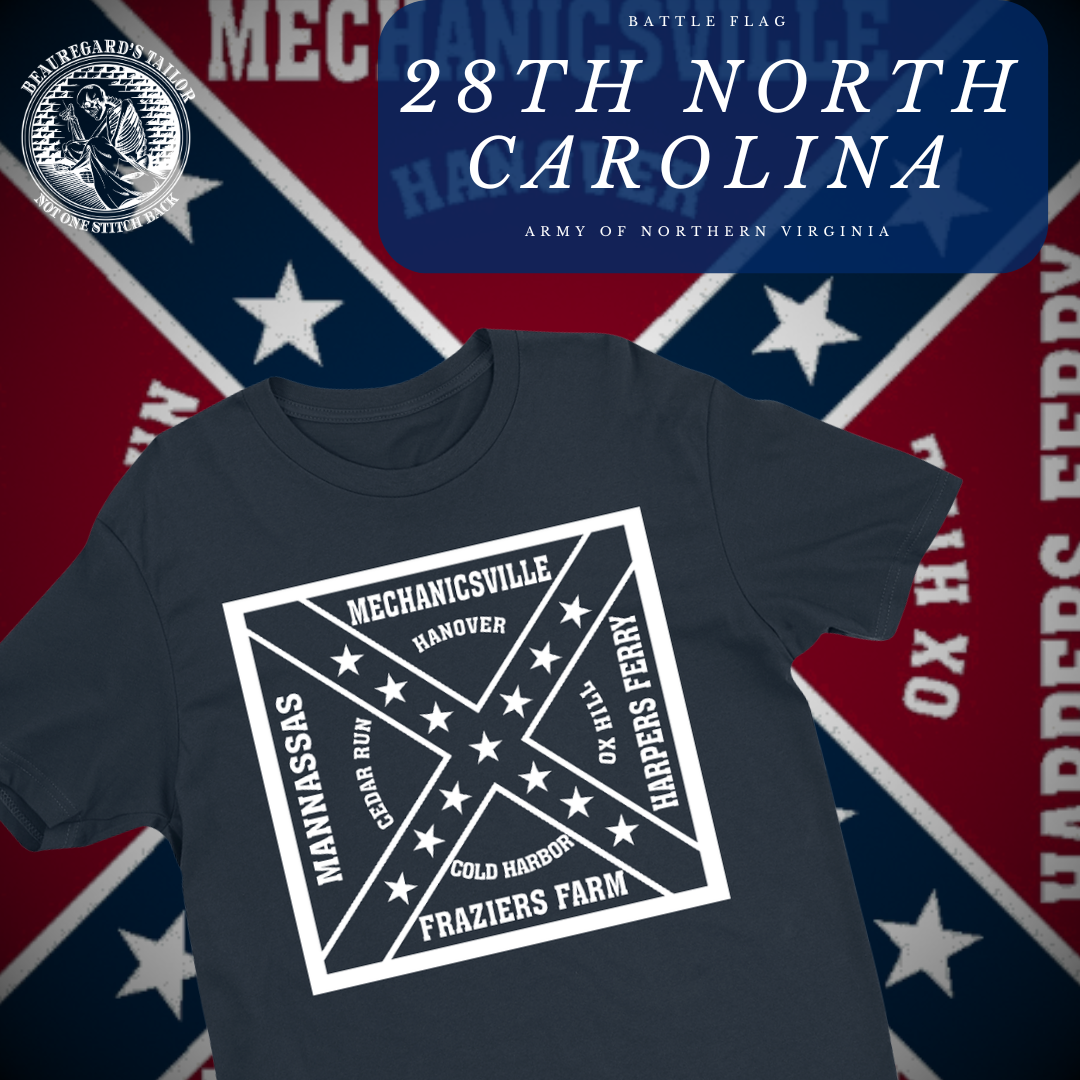 28th North Carolina Battle Flag Shirt