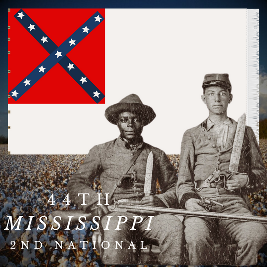 44th Mississippi 2nd National House Flag