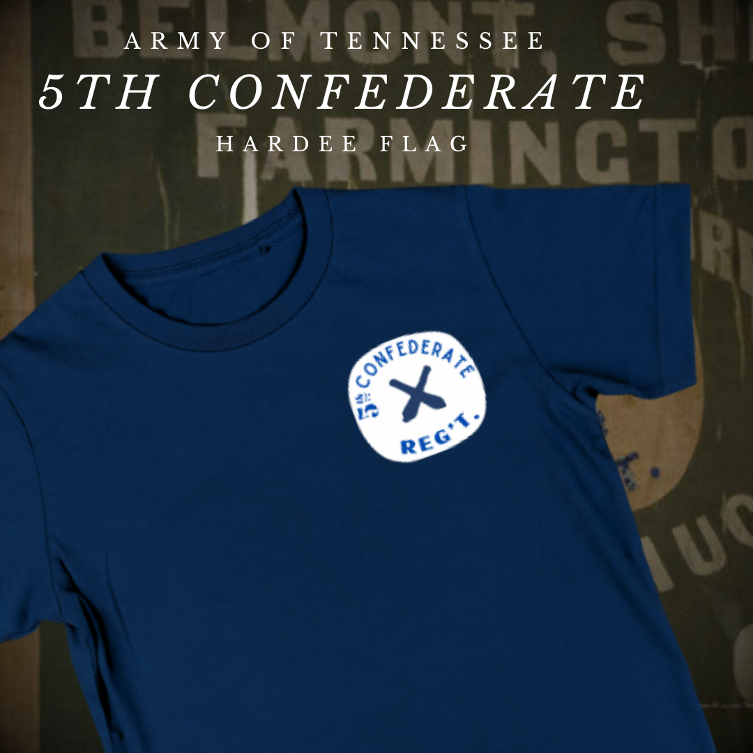 5th Confederate Hardee Flag T-Shirt