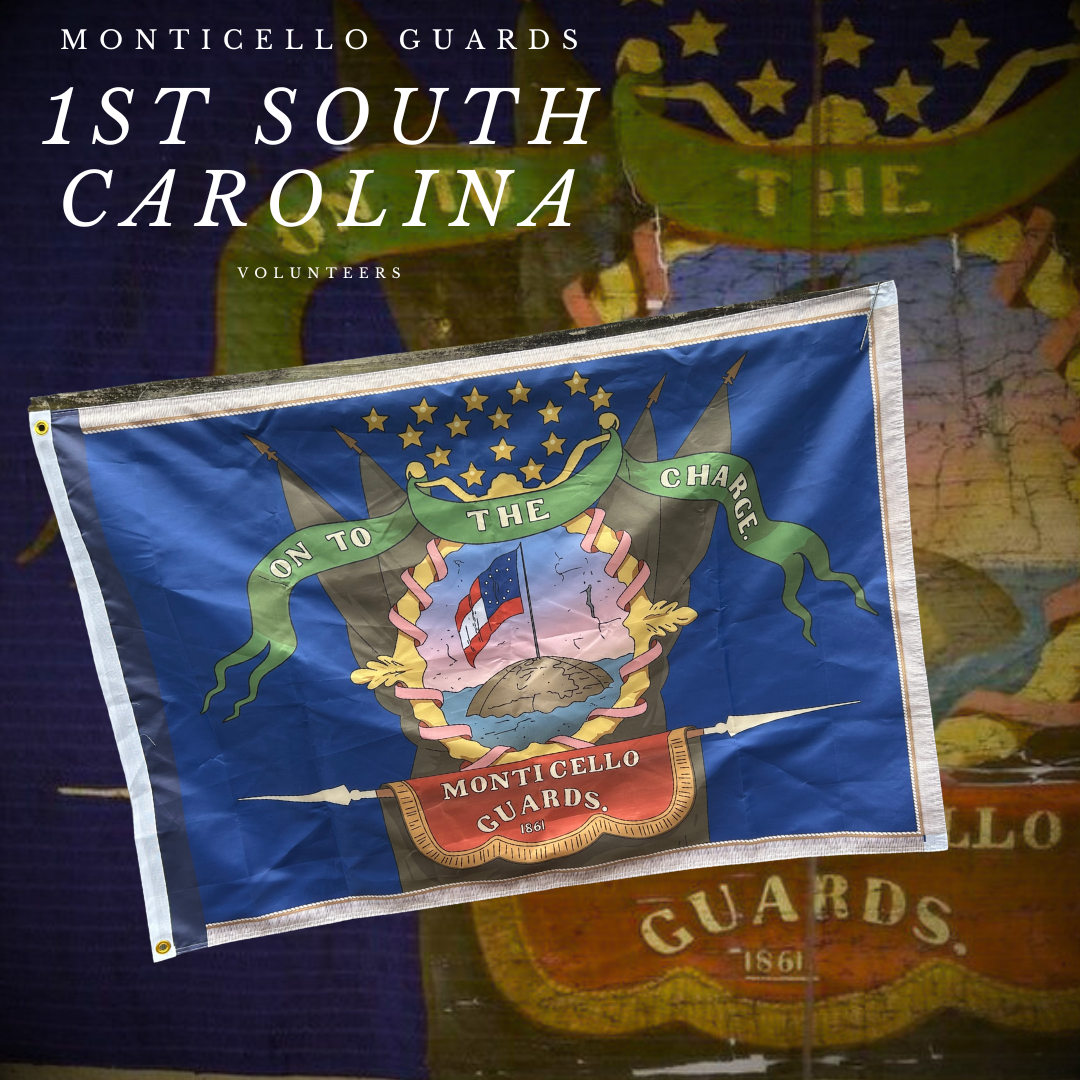 Monticello Guards/ Fairfield Volunteers Company I, 1st Regiment Infantry, South Carolina Volunteers Flag