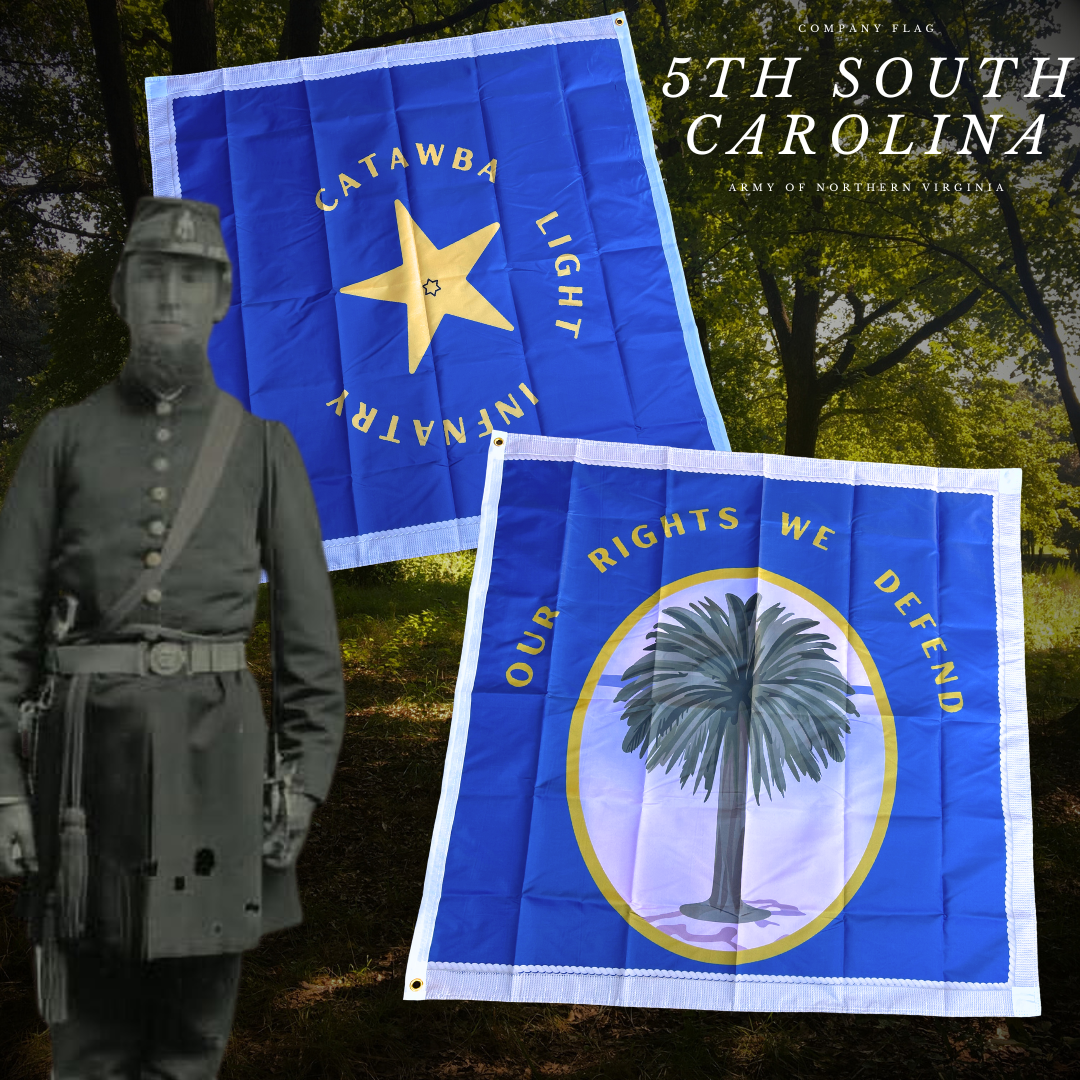 "Catawba Light Infantry" 5th South Carolina Flag