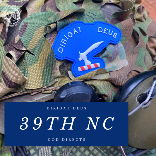 39th North Carolina Highland Grays “DIRIGAT DEUS” PVC Patch