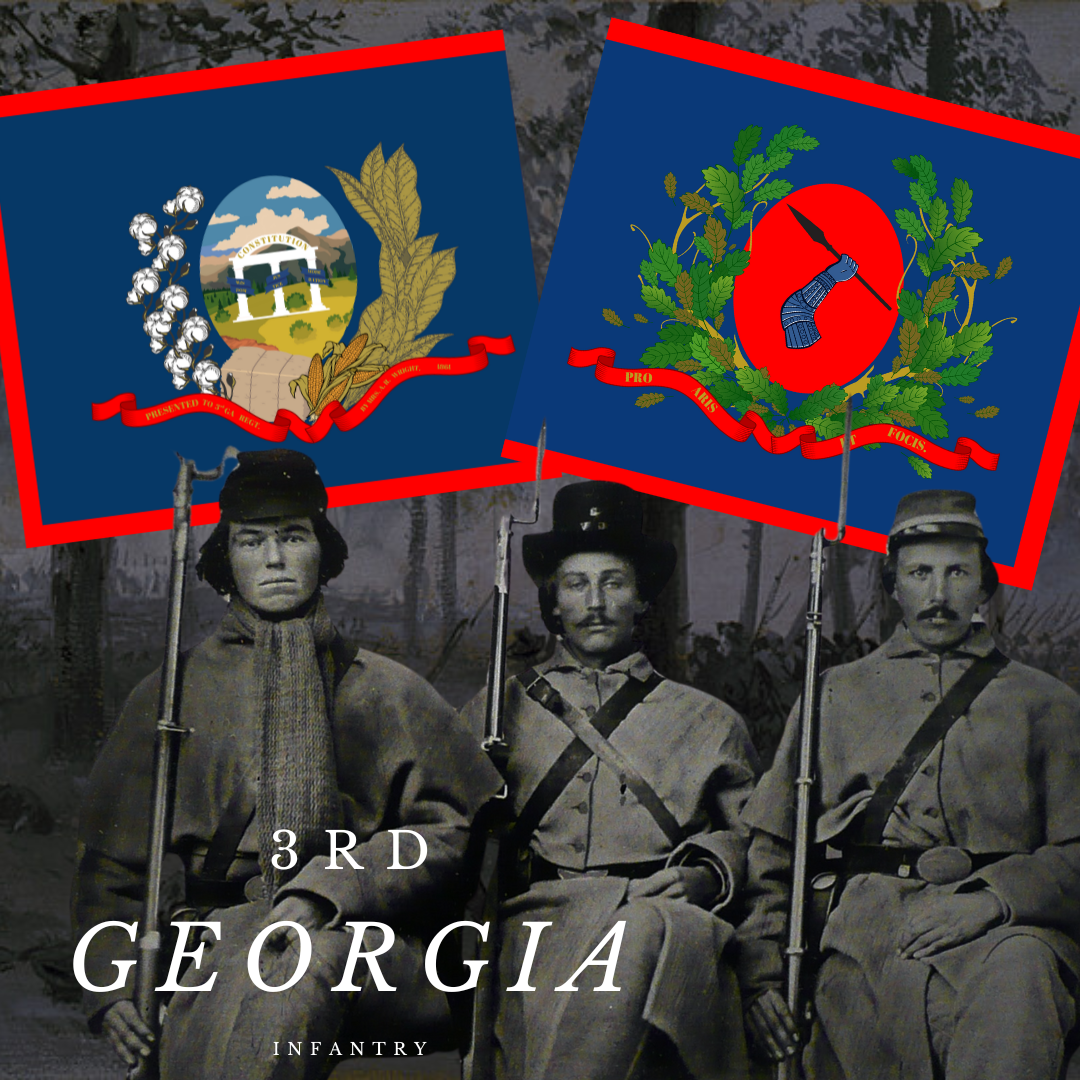 "Pro aris et focis" - "for hearth and home" - 3rd Georgia Regimental House Flag