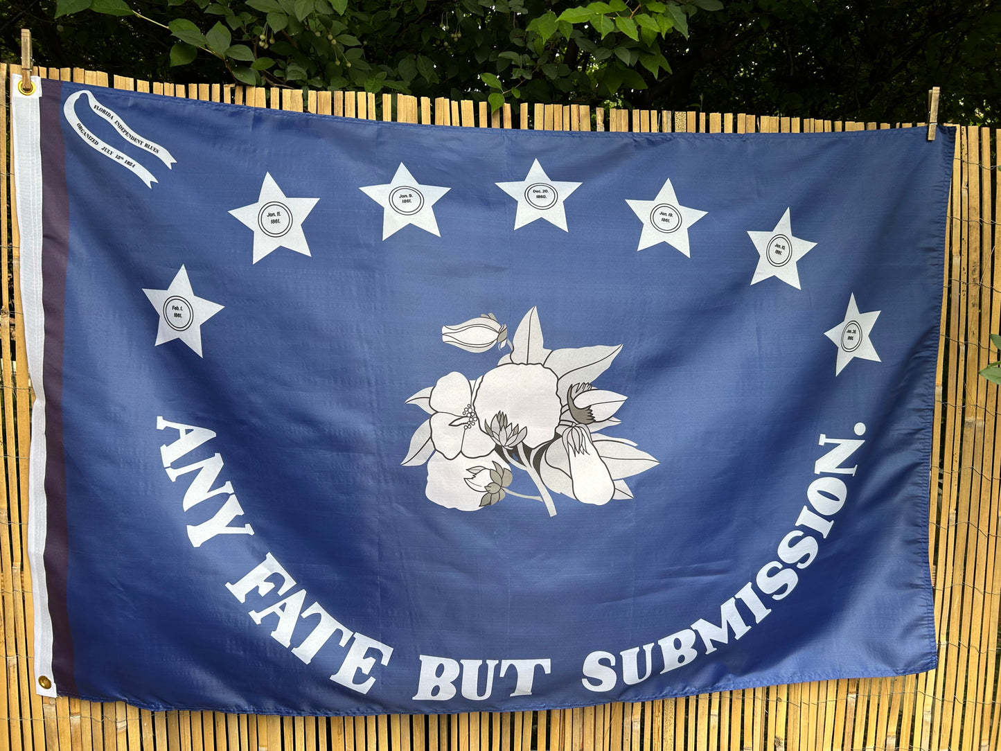 "Any Fate But Submission" 3rd Florida Infantry Flag