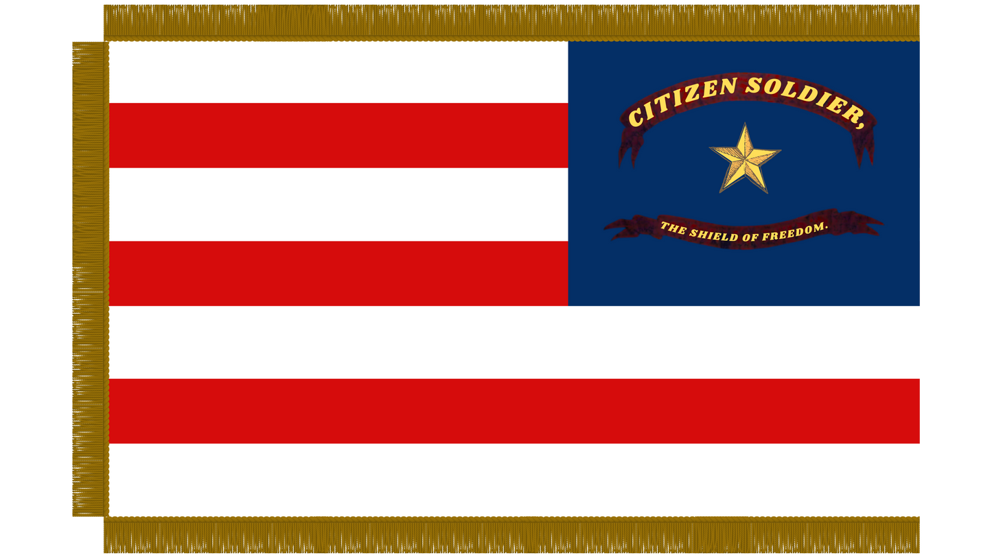 "Citizen Soldier" 2nd Alabama Infantry Flag Stickers