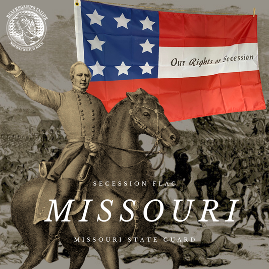 Missouri Secessionist "Our Rights or Secession" House Flag