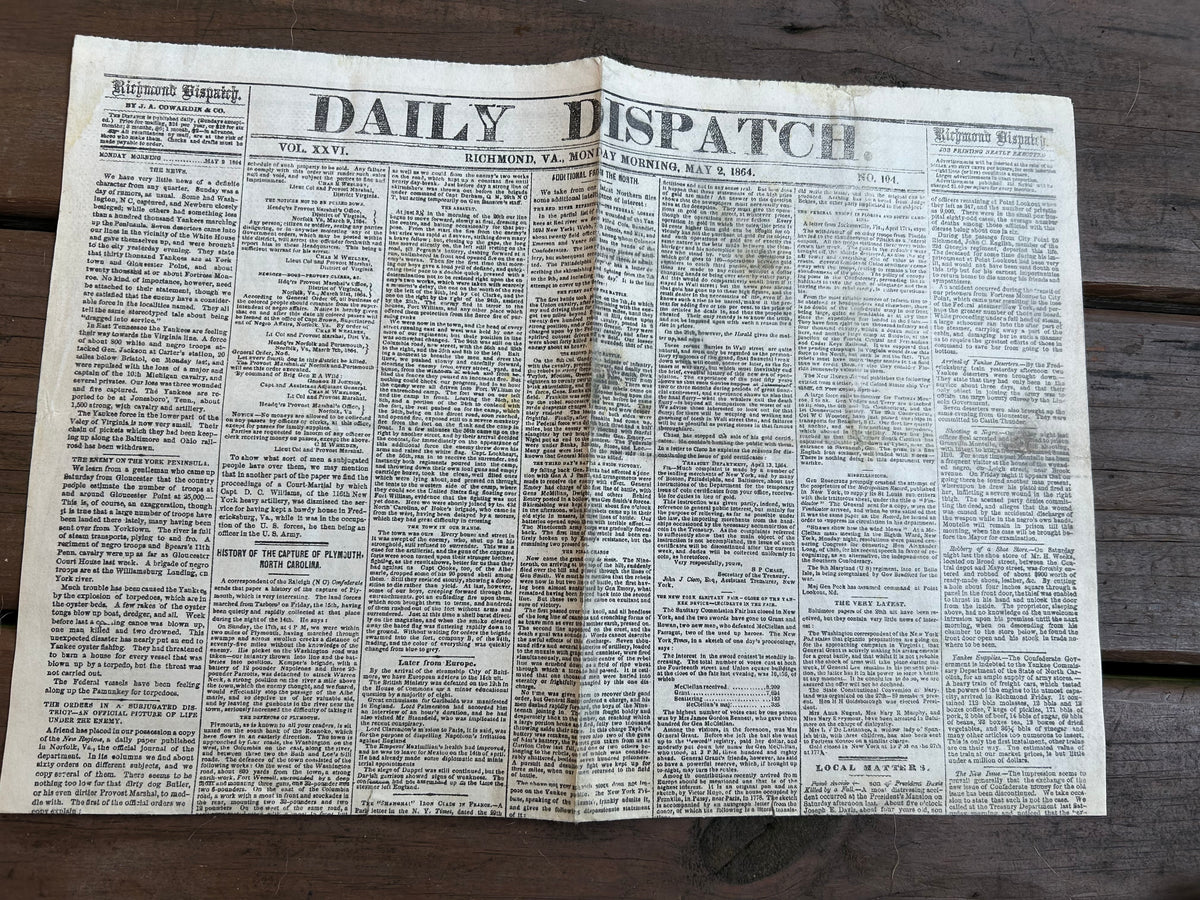 Reproduction Newspapers  (North and South)