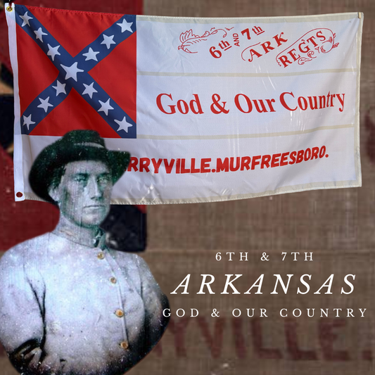 6th and 7th Arkansas 2nd National House Flag