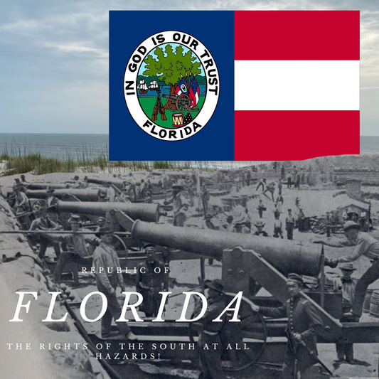 Republic of Florida Flag Stickers/Magnets