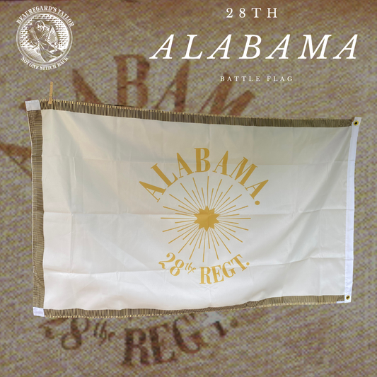 28th Alabama Regimental Flag House Flag