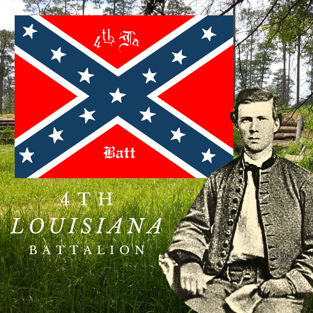 4th Louisiana Battalion Flag Stickers