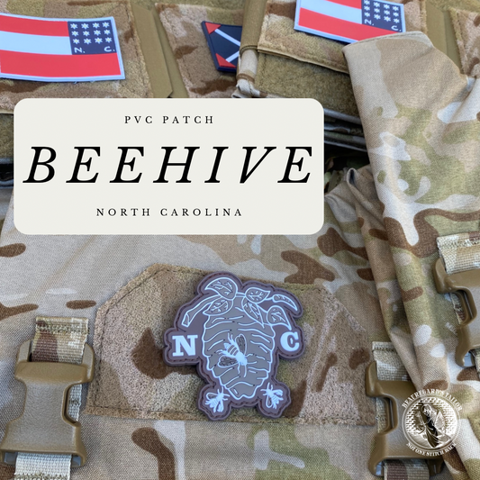 North Carolina Military Institute Beehive PVC Patch