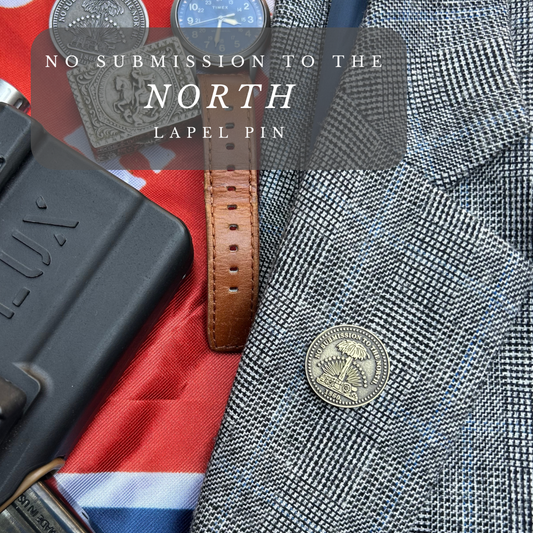 "No Submission to the North" Lapel Pin