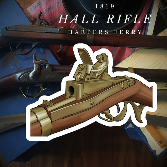 M1819 Hall Rifle Stickers/Magnet