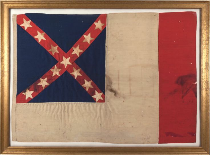 Trans-Mississippi 3rd National Flag Stickers