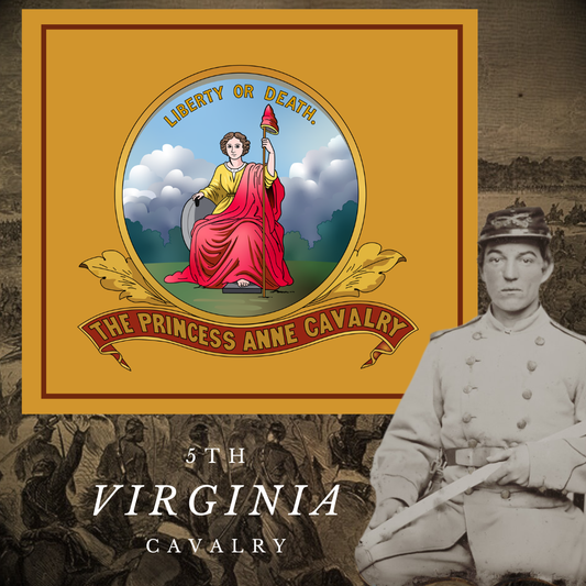 "Liberty or Death" 5th Virginia Cavalry Flag