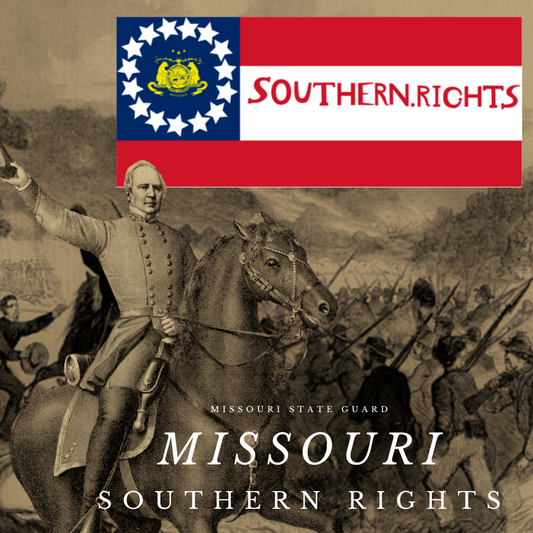 "Southern Rights" Missouri State Guard Flag Stickers