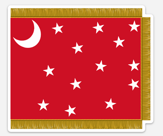 9th Texas Cavalry  Battle Flag Stickers/Magnets