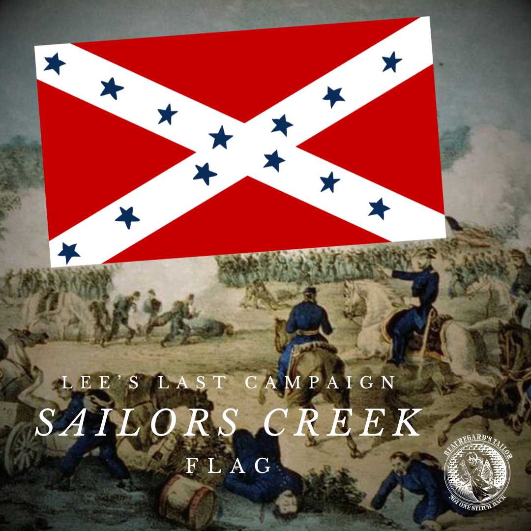 "Battle of Sailors Creek" Battle Flag Stickers