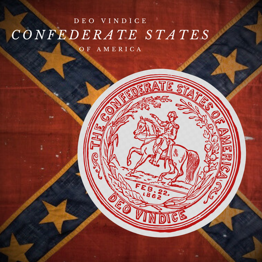 Great Seal of the Confederacy Sticker 1862-1865