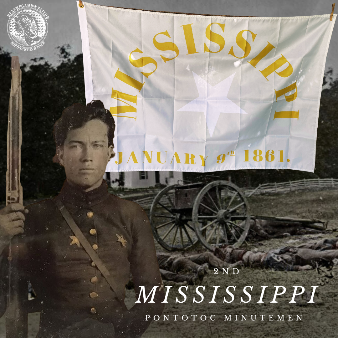 Pontotoc Minutemen, Company G - 2nd Mississippi Infantry Flag