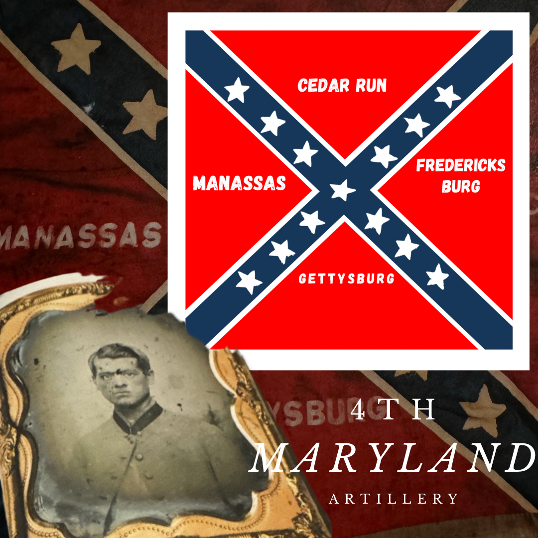 4th Maryland Artillery Flag Sticker/Magnet