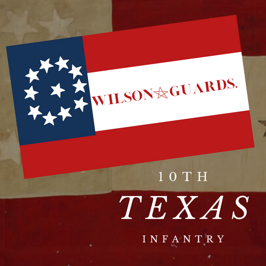 10th Texas Infantry Flag Stickers/Magnets