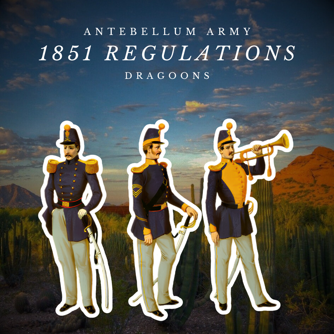 1851 - Dragoons Uniform Plate Stickers