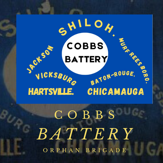 Cobbs Battery - 1st Kentucky Artillery Flag Stickers/Magnets