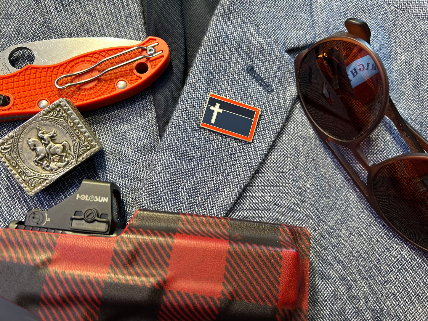 Missouri Battle Flag Lapel Pin