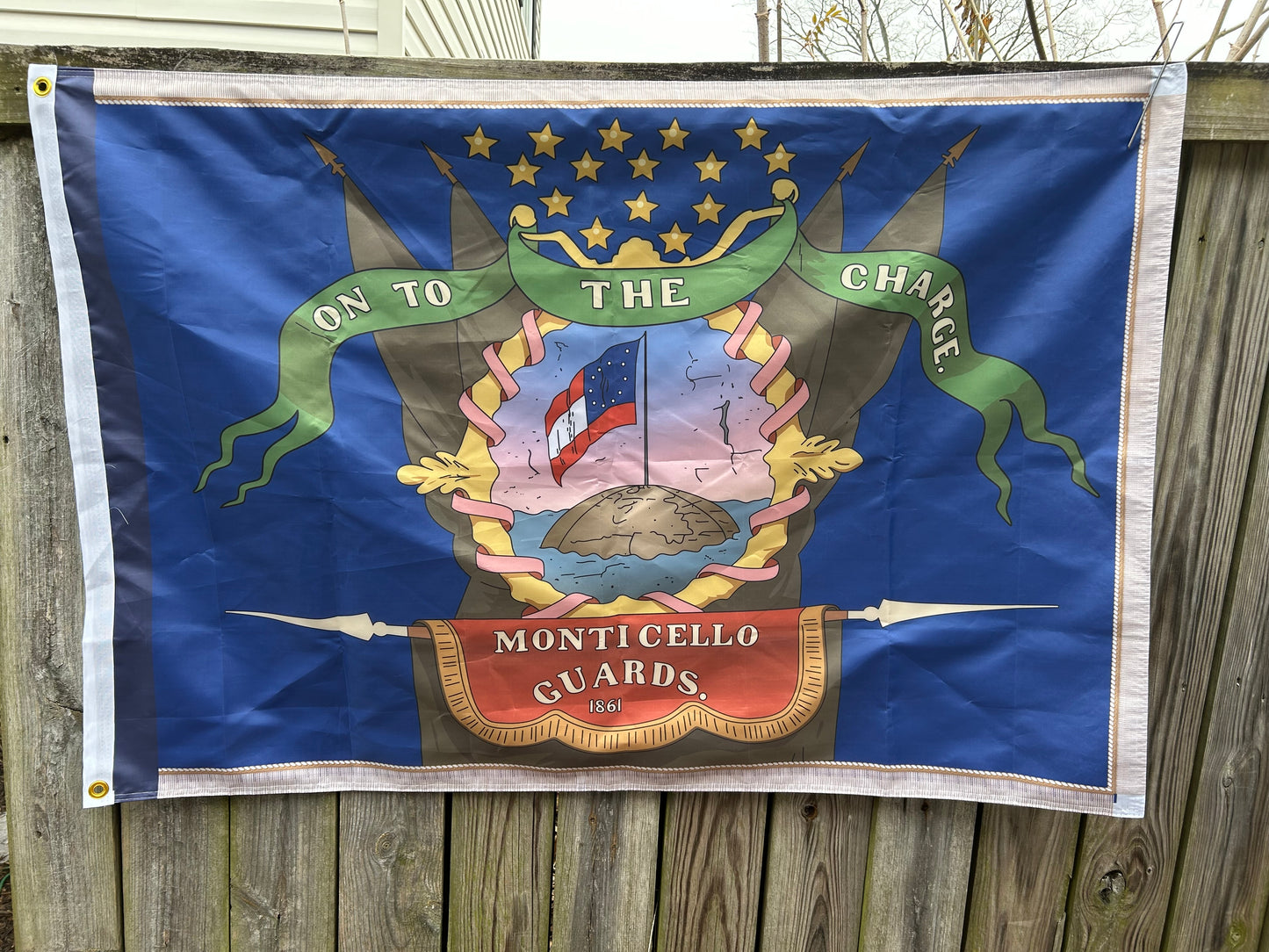 Monticello Guards/ Fairfield Volunteers Company I, 1st Regiment Infantry, South Carolina Volunteers Flag