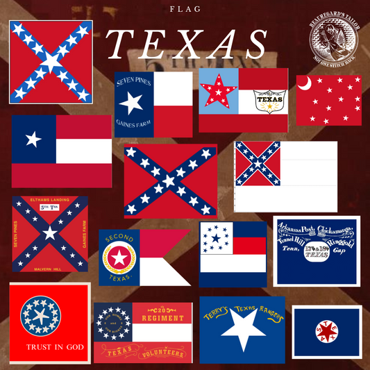 Texas Flag Sticker Set