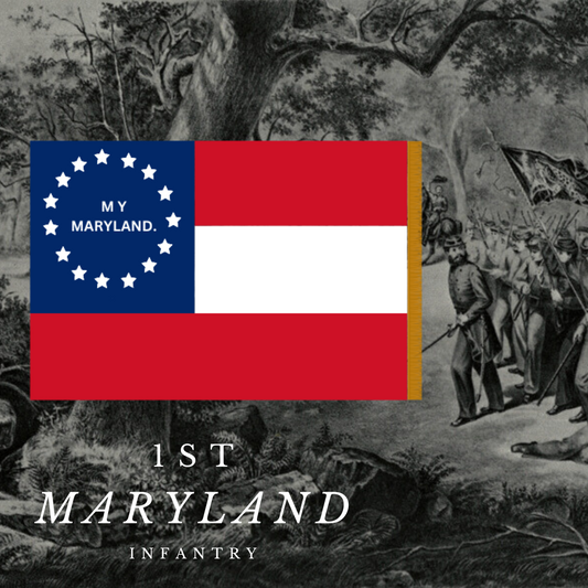 "My Maryland" 1st Maryland Infantry Flag Stickers/Magnet