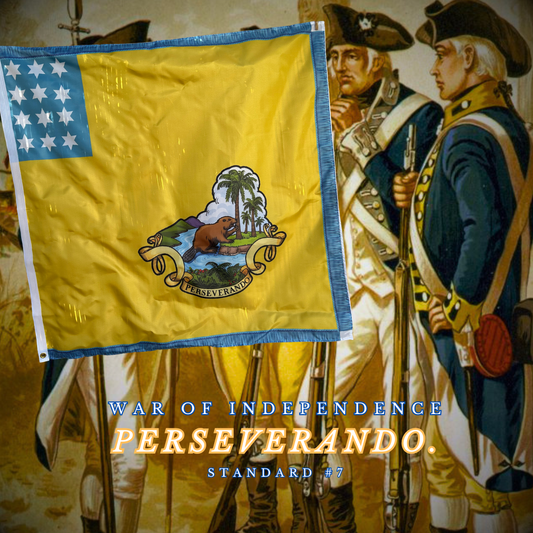 "Perseverando."  Gostelowe Standard #7 Flag