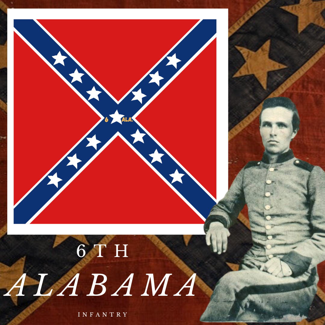 6th Alabama Regimental Colors Stickers