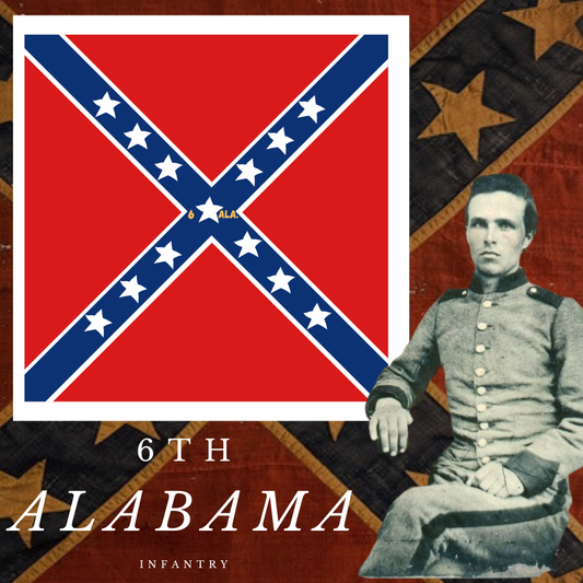 6th Alabama Regimental Colors Stickers