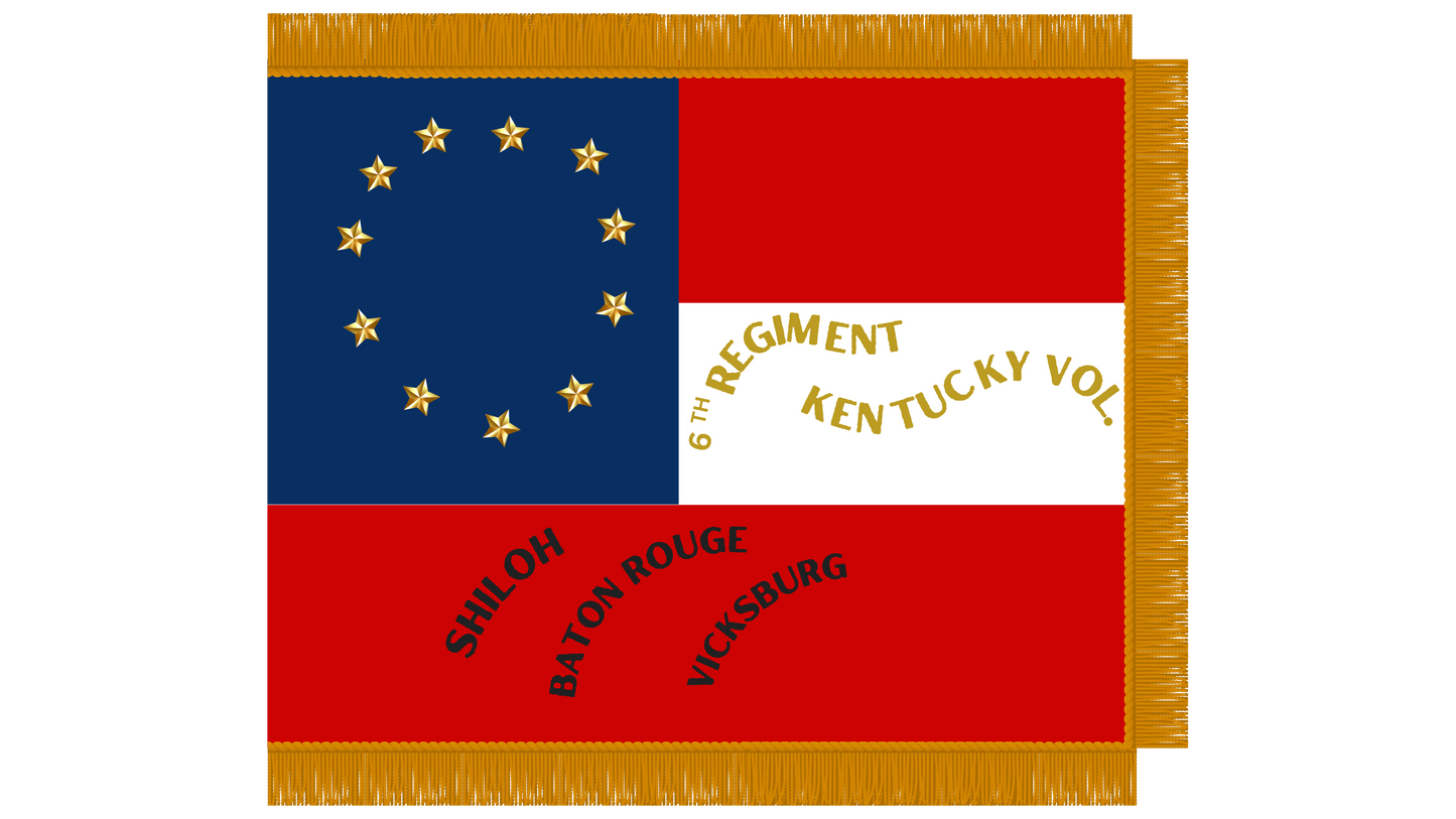 6th Kentucky Infantry 1st National Stickers / Magnets