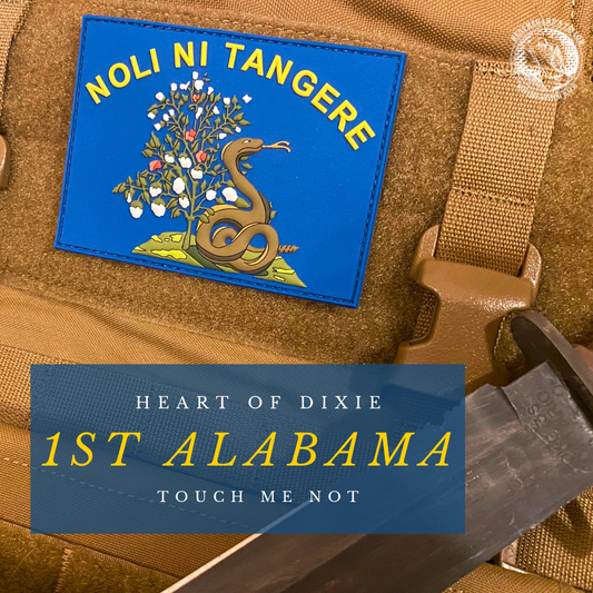 1st Alabama "Touch me not" PVC Morale Patch