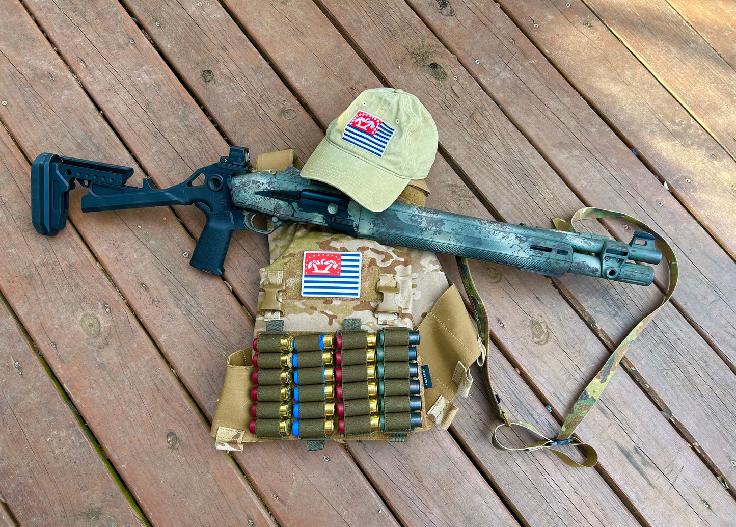 Fort Walker Flag PVC Morale Patch