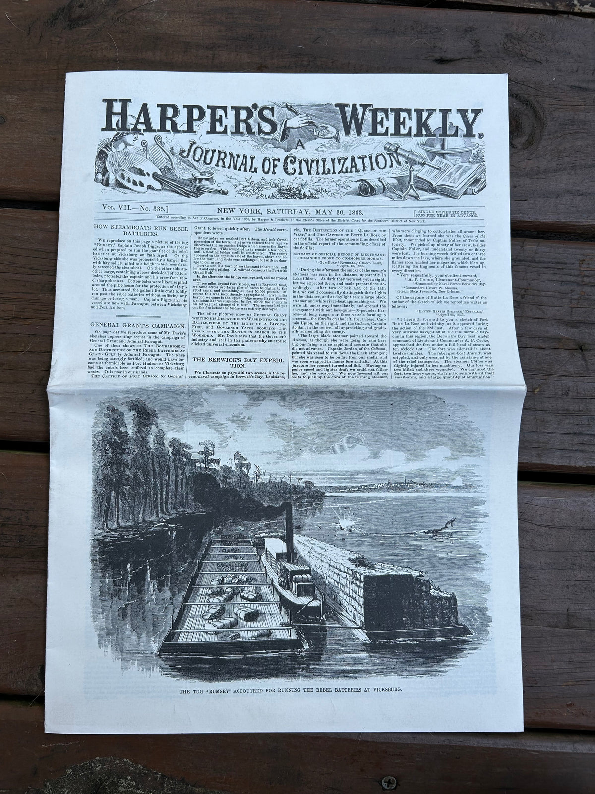 Reproduction Newspapers  (North and South)