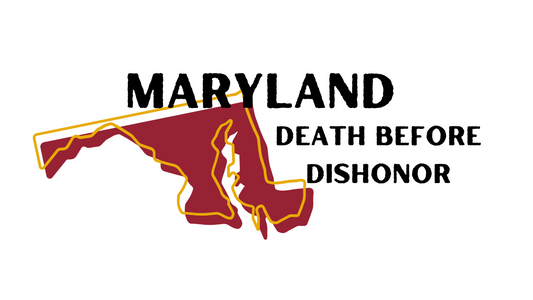 "Death before dishonor" Maryland Stickers/Magnet