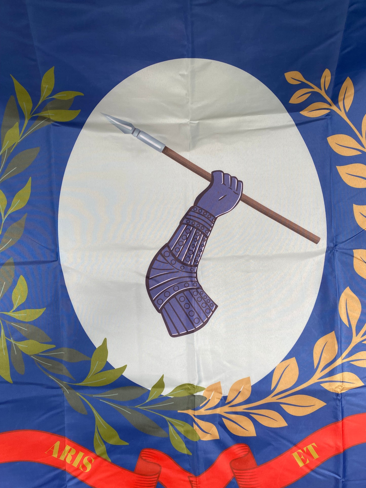 "Pro aris et focis" - "for hearth and home" - 3rd Georgia Regimental House Flag