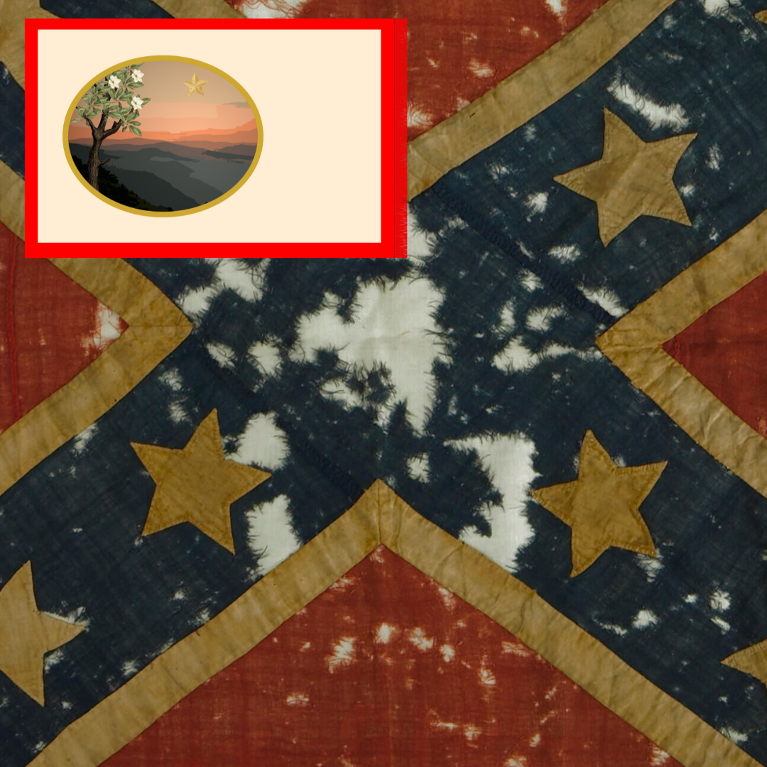 Mississippi Battle Flag Sticker Set