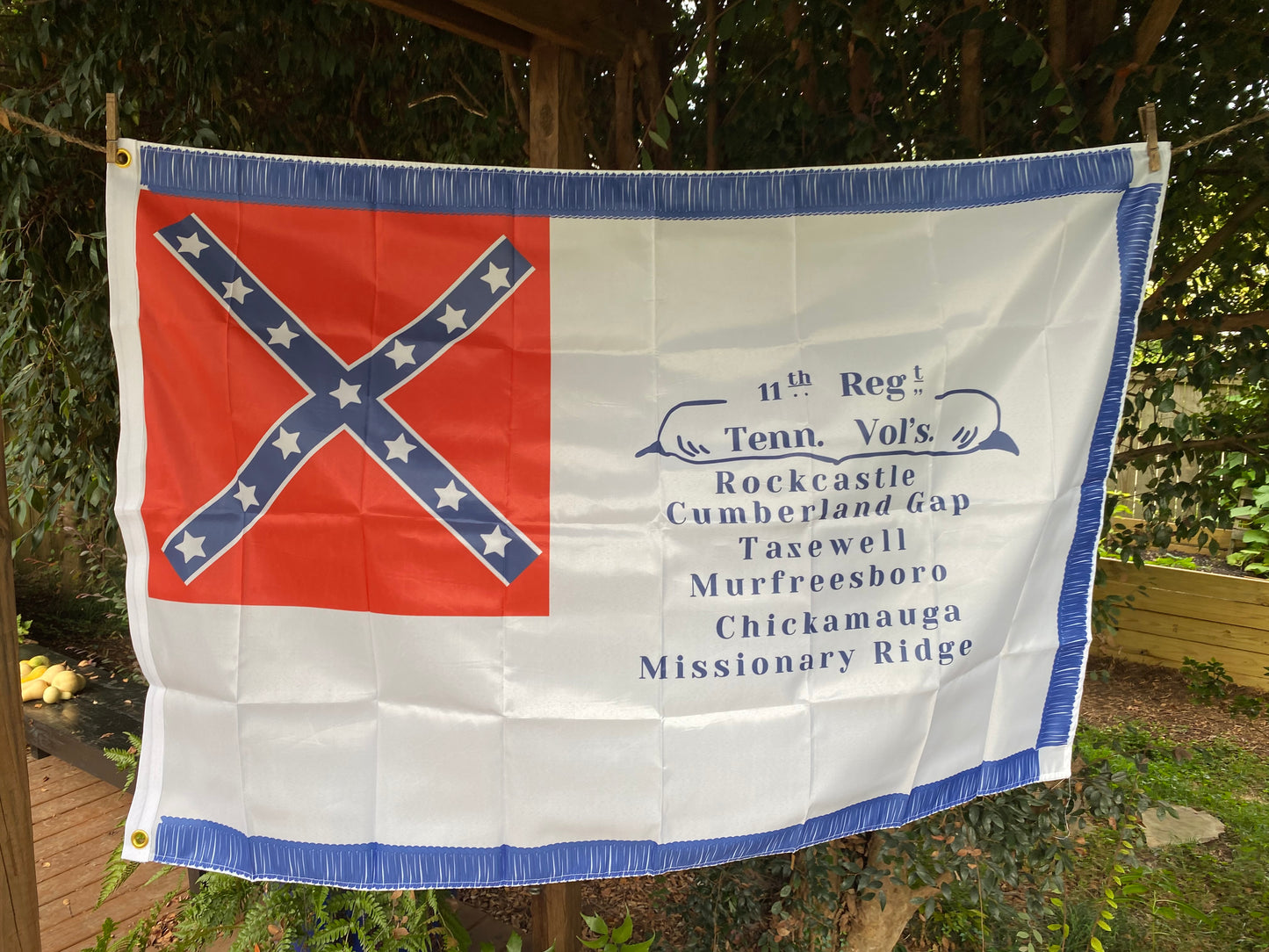 11th Tennessee Infantry 2nd National House Flag